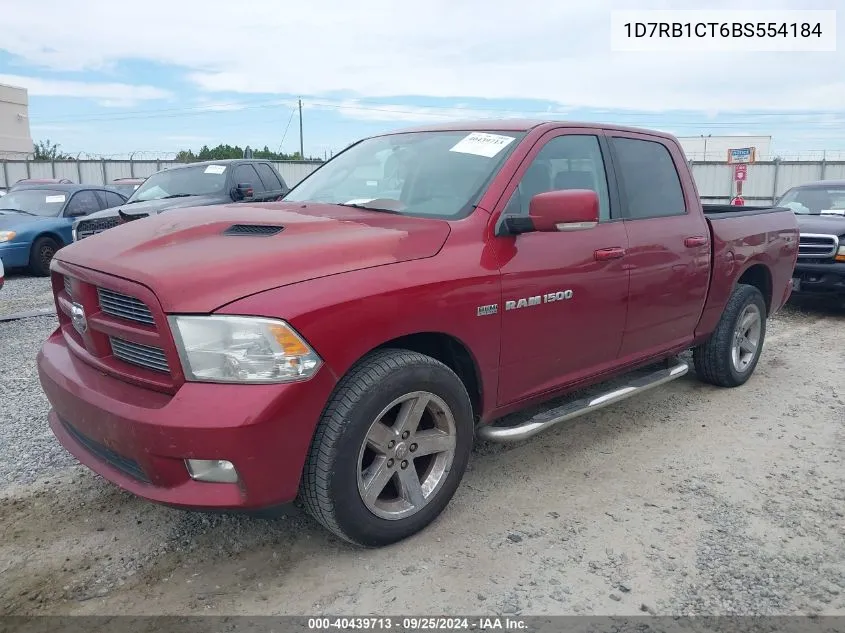 2011 Ram Ram 1500 Sport VIN: 1D7RB1CT6BS554184 Lot: 40439713