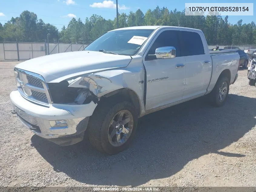 2011 Ram Ram 1500 Laramie VIN: 1D7RV1CT0BS528154 Lot: 40445998