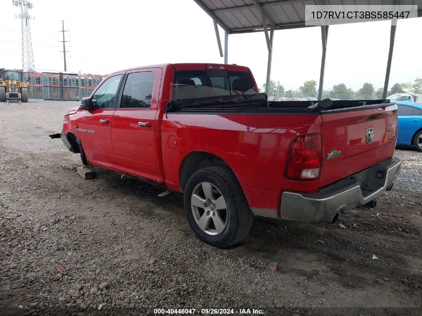 2011 Ram Ram 1500 Slt VIN: 1D7RV1CT3BS585447 Lot: 40446047