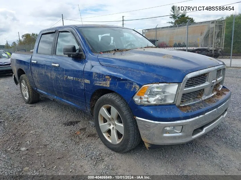 2011 Ram Ram 1500 Slt VIN: 1D7RV1CT4BS588454 Lot: 40486849