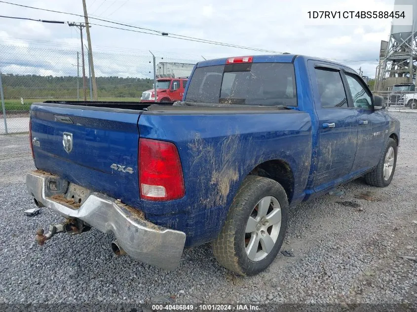 2011 Ram Ram 1500 Slt VIN: 1D7RV1CT4BS588454 Lot: 40486849