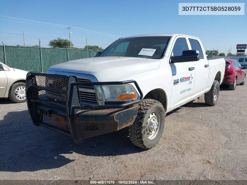 2011 Ram Ram 2500 St VIN: 3D7TT2CT5BG528059 Lot: 40511070