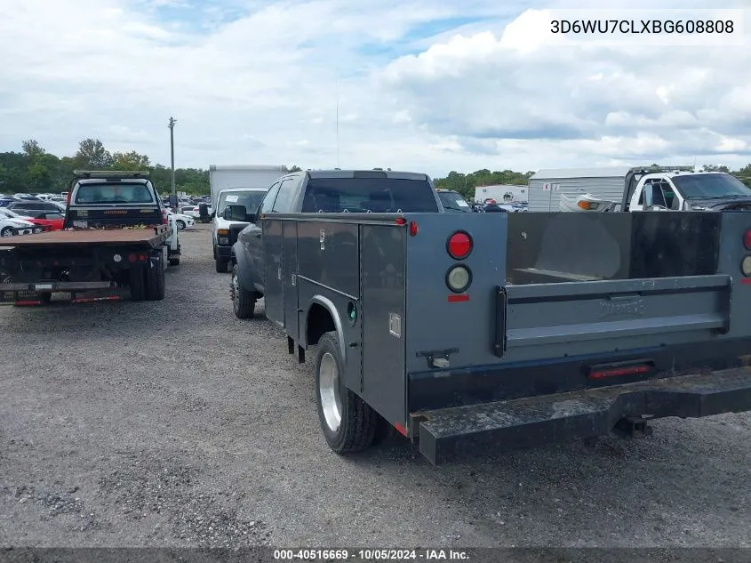 2011 Ram Ram 5500 Hd Chassis St/Slt/Laramie VIN: 3D6WU7CLXBG608808 Lot: 40516669