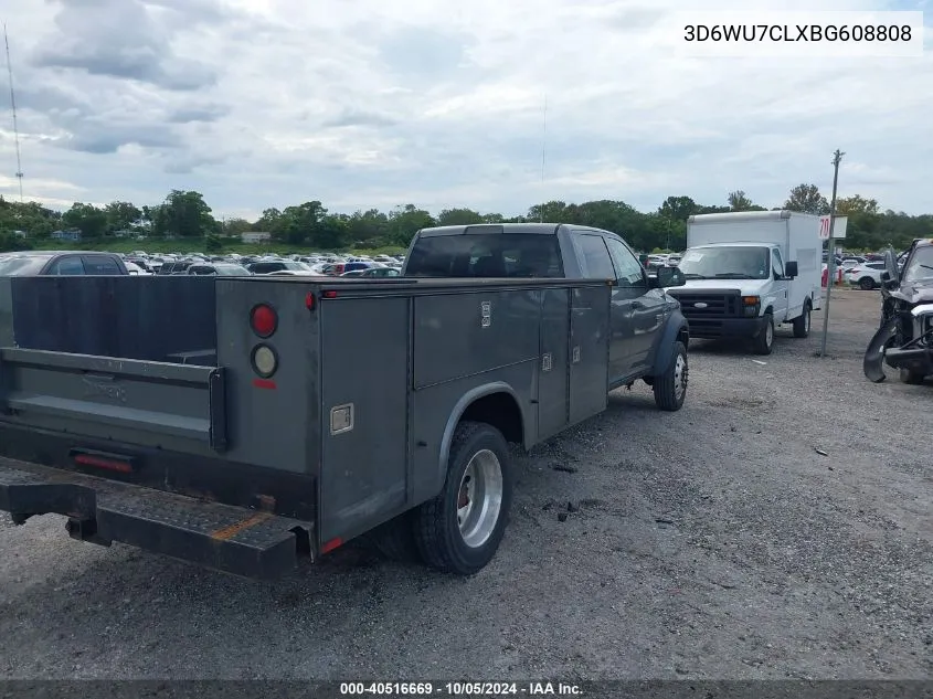 2011 Ram Ram 5500 Hd Chassis St/Slt/Laramie VIN: 3D6WU7CLXBG608808 Lot: 40516669