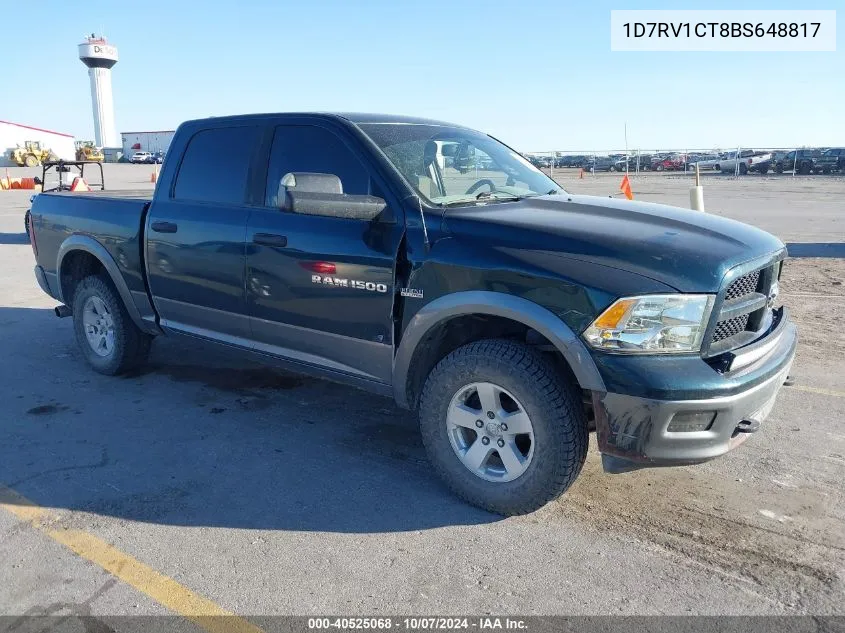 1D7RV1CT8BS648817 2011 Ram Ram 1500 Slt