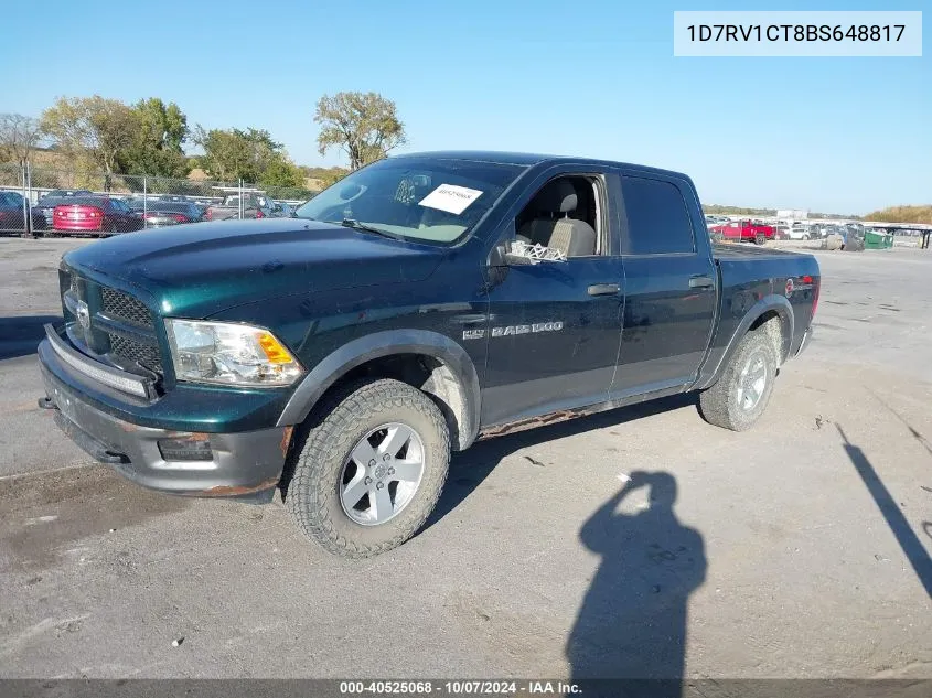 1D7RV1CT8BS648817 2011 Ram Ram 1500 Slt