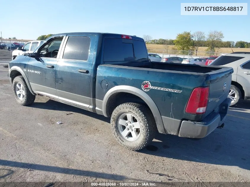 1D7RV1CT8BS648817 2011 Ram Ram 1500 Slt