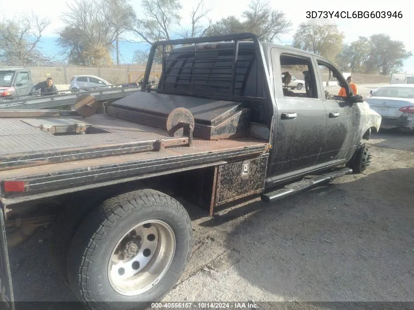 2011 Ram Ram 3500 Slt VIN: 3D73Y4CL6BG603946 Lot: 40556157