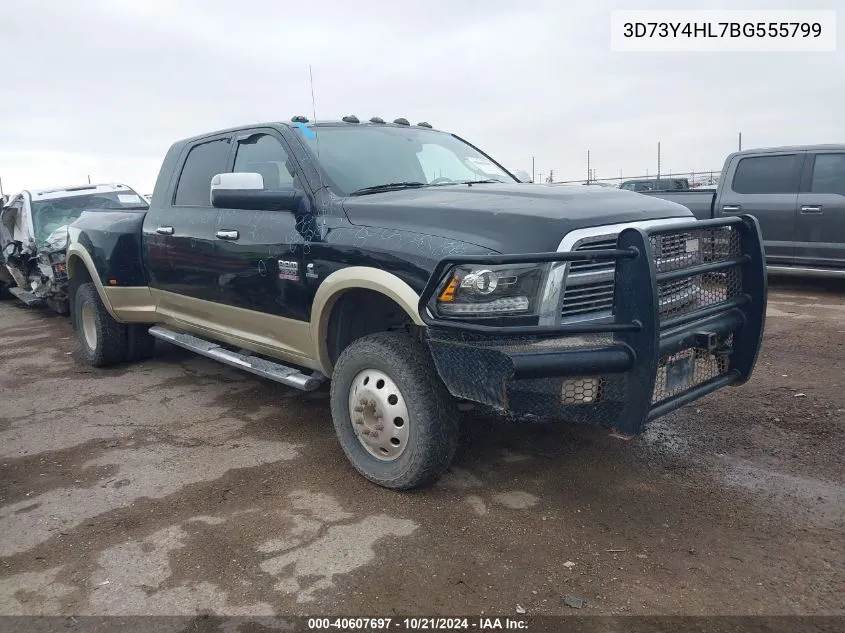 2011 Ram Ram 3500 VIN: 3D73Y4HL7BG555799 Lot: 40607697