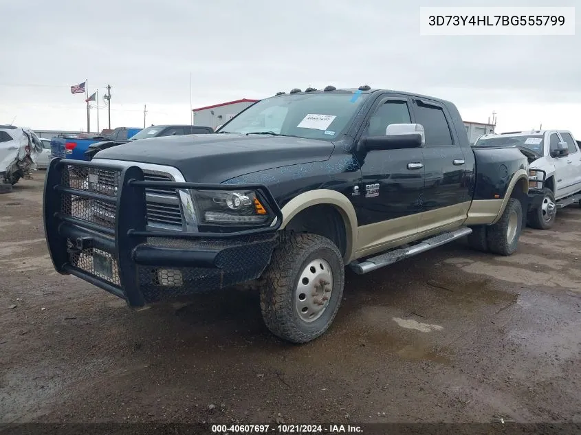 2011 Ram Ram 3500 VIN: 3D73Y4HL7BG555799 Lot: 40607697