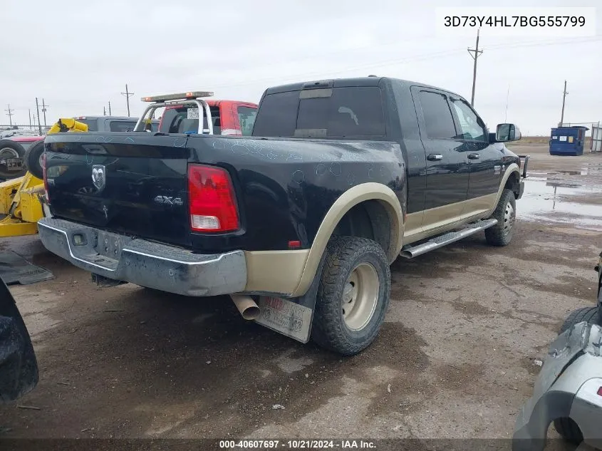 2011 Ram Ram 3500 VIN: 3D73Y4HL7BG555799 Lot: 40607697