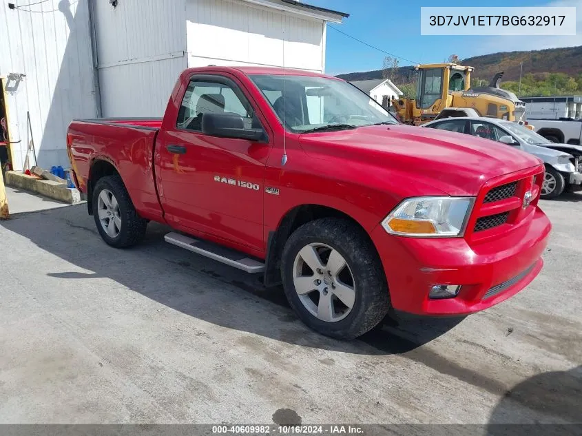 3D7JV1ET7BG632917 2011 Ram Ram 1500 St