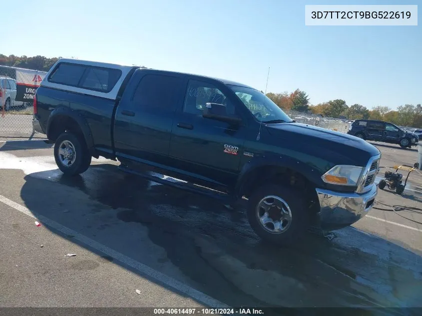 2011 Ram Ram 2500 St VIN: 3D7TT2CT9BG522619 Lot: 40614497