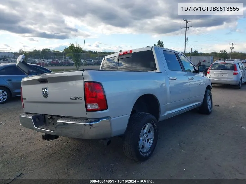 2011 Ram Ram 1500 Slt VIN: 1D7RV1CT9BS613655 Lot: 40614851