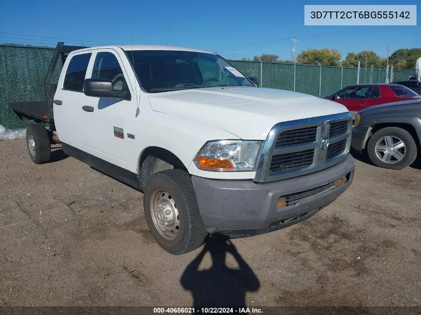 2011 Ram Ram 2500 St VIN: 3D7TT2CT6BG555142 Lot: 40656021