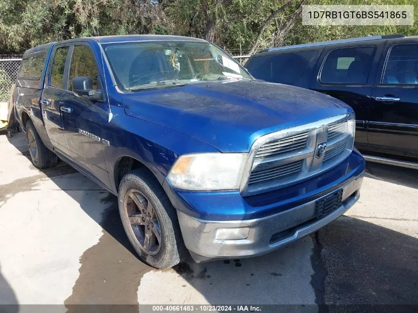 2011 Ram Ram 1500 Slt VIN: 1D7RB1GT6BS541865 Lot: 40661483