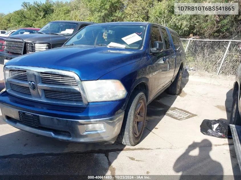 2011 Ram Ram 1500 Slt VIN: 1D7RB1GT6BS541865 Lot: 40661483