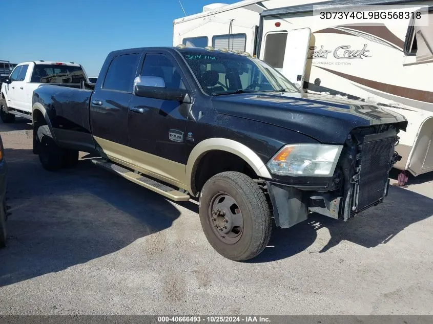 2011 Ram Ram 3500 Laramie Longhorn VIN: 3D73Y4CL9BG568318 Lot: 40666493