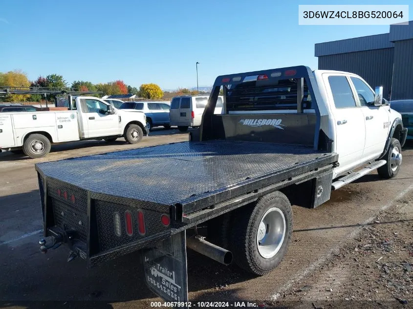 2011 Ram Ram 3500 Hd Chassis St/Slt/Laramie VIN: 3D6WZ4CL8BG520064 Lot: 40679912