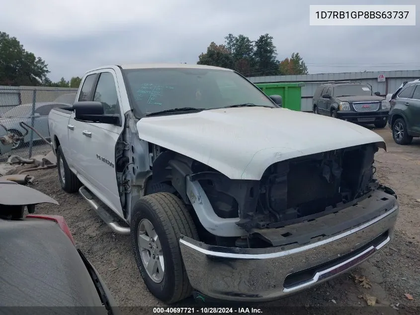 2011 Ram Ram 1500 Slt VIN: 1D7RB1GP8BS63737 Lot: 40697721