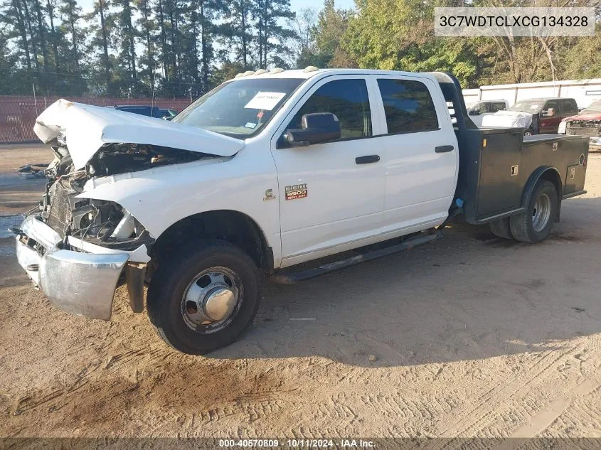 2012 Ram 3500 Chassis St/Slt/Laramie VIN: 3C7WDTCLXCG134328 Lot: 40570809