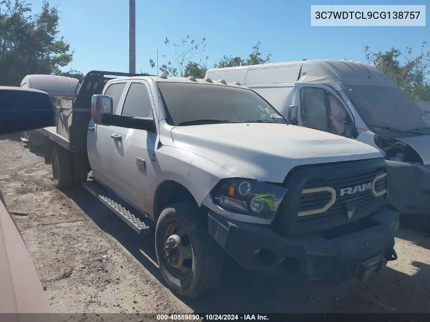 2012 Ram 3500 Chassis St/Slt/Laramie VIN: 3C7WDTCL9CG138757 Lot: 40589890