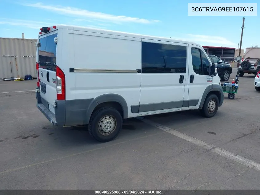 3C6TRVAG9EE107615 2014 Ram Promaster 1500 Low Roof