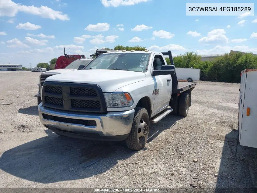 2014 Ram 3500 Chassis Tradesman/Slt VIN: 3C7WRSAL4EG185289 Lot: 40455296