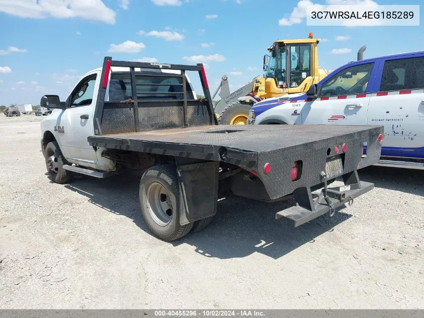 2014 Ram 3500 Chassis Tradesman/Slt VIN: 3C7WRSAL4EG185289 Lot: 40455296