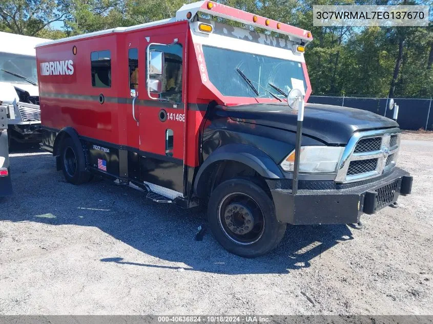 2014 Ram 5500 Chassis Tradesman/Slt VIN: 3C7WRMAL7EG137670 Lot: 40636824