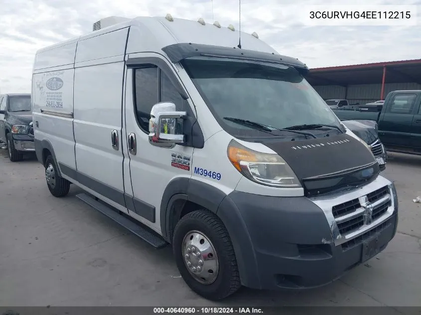 2014 Ram Promaster 3500 High Roof VIN: 3C6URVHG4EE112215 Lot: 40640960