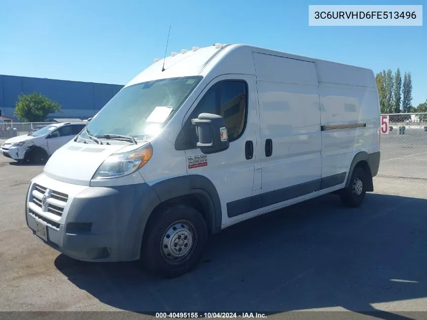 2015 Ram Promaster 3500 High Roof VIN: 3C6URVHD6FE513496 Lot: 40495155