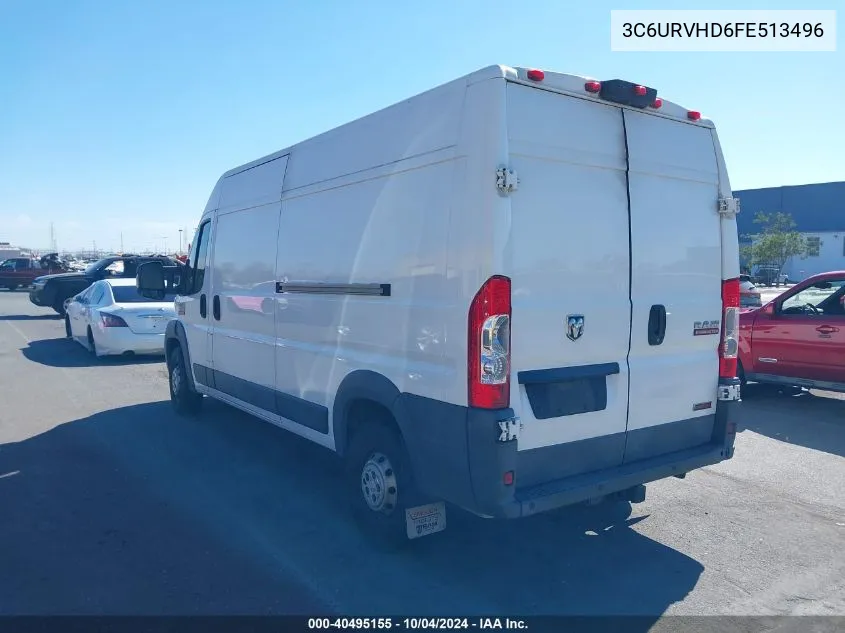 2015 Ram Promaster 3500 High Roof VIN: 3C6URVHD6FE513496 Lot: 40495155