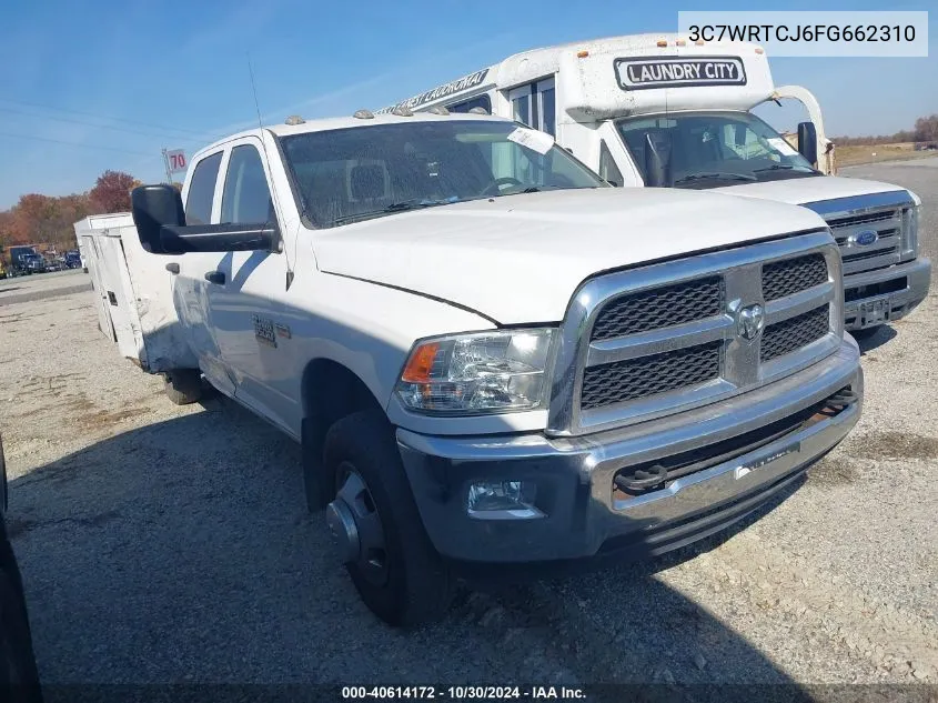 2015 Ram 3500 Chassis Tradesman/Slt/Laramie VIN: 3C7WRTCJ6FG662310 Lot: 40614172