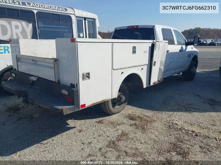 2015 Ram 3500 Chassis Tradesman/Slt/Laramie VIN: 3C7WRTCJ6FG662310 Lot: 40614172