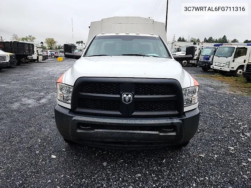 2015 Ram 3500 Chassis Tradesman/Slt VIN: 3C7WRTAL6FG711316 Lot: 40659272