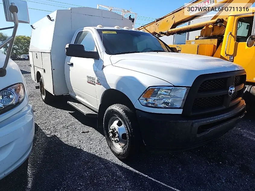 2015 Ram 3500 Chassis Tradesman/Slt VIN: 3C7WRTAL6FG711316 Lot: 40659272