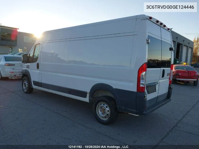 2016 Ram Promaster 2500 High Roof VIN: 3C6TRVDG0GE124446 Lot: 12141192