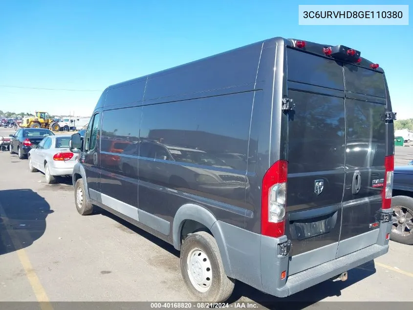 3C6URVHD8GE110380 2016 Ram Promaster 3500 High Roof