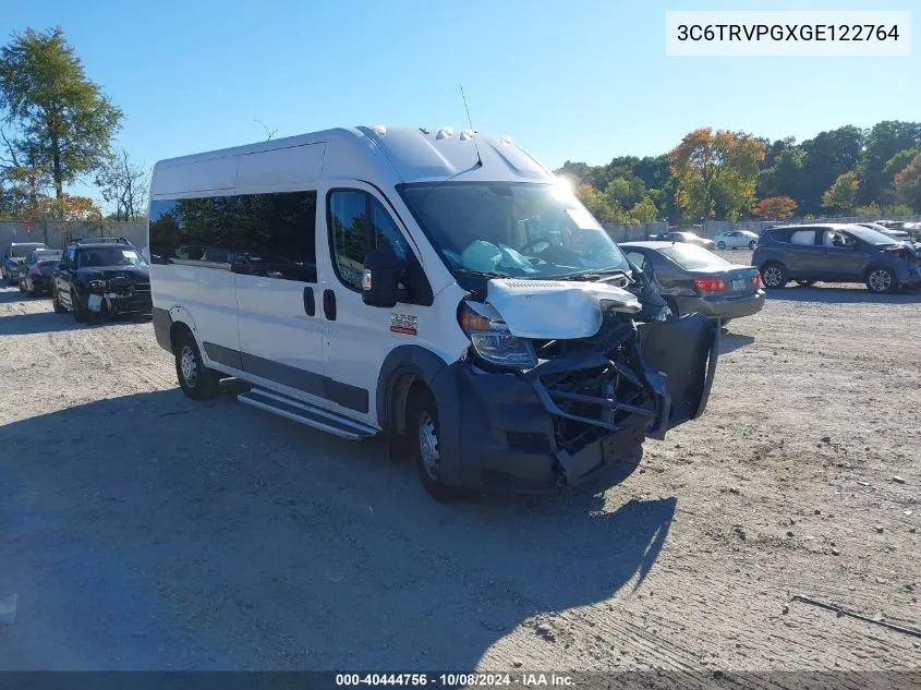 2016 Ram Promaster 2500 Window Van High Roof VIN: 3C6TRVPGXGE122764 Lot: 40444756