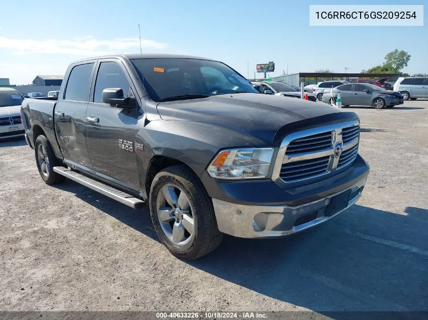 2016 Ram Pickup 1500 Regular Cab VIN: 1C6RR6CT6GS209254 Lot: 40633226