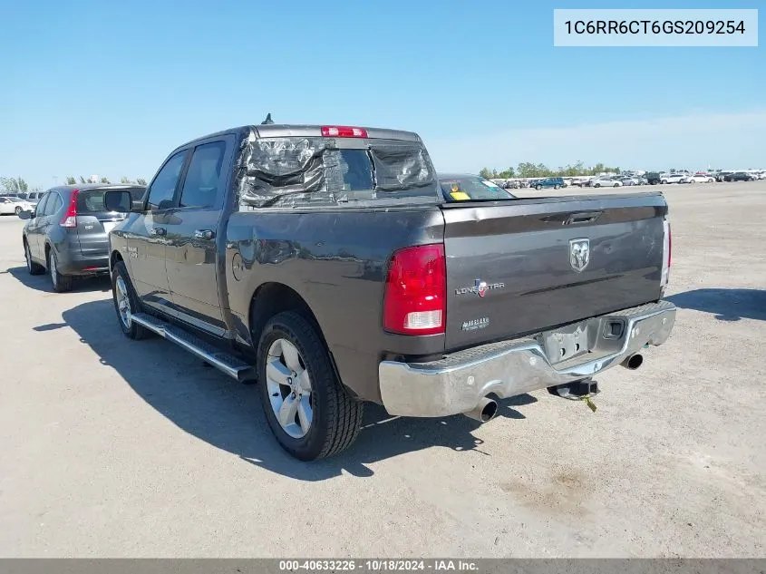 2016 Ram Pickup 1500 Regular Cab VIN: 1C6RR6CT6GS209254 Lot: 40633226