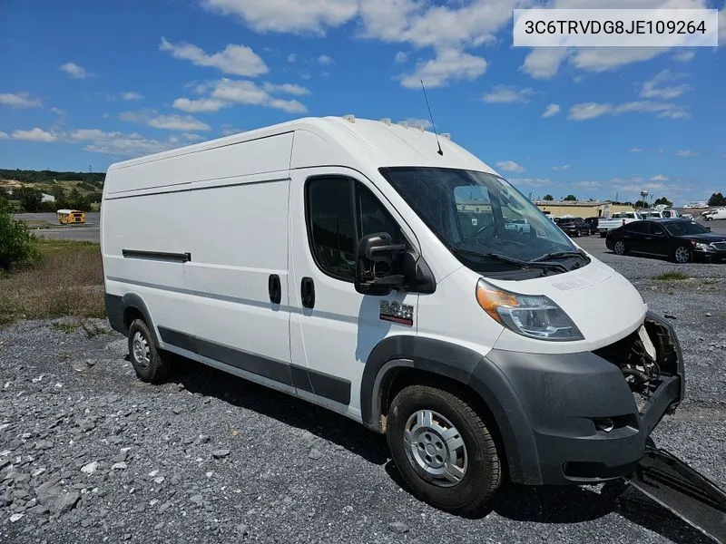 2018 Ram Promaster 2500 High Roof 159 Wb VIN: 3C6TRVDG8JE109264 Lot: 40667305