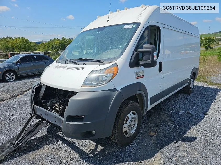 2018 Ram Promaster 2500 High Roof 159 Wb VIN: 3C6TRVDG8JE109264 Lot: 40667305