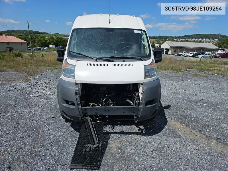 2018 Ram Promaster 2500 High Roof 159 Wb VIN: 3C6TRVDG8JE109264 Lot: 40667305