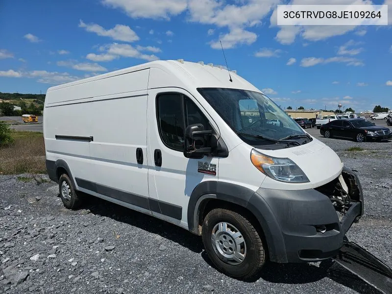 2018 Ram Promaster 2500 High Roof 159 Wb VIN: 3C6TRVDG8JE109264 Lot: 40667305