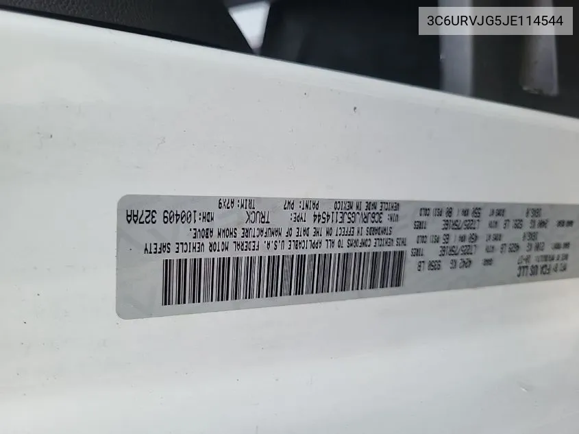 3C6URVJG5JE114544 2018 Ram Promaster 3500 3500 High