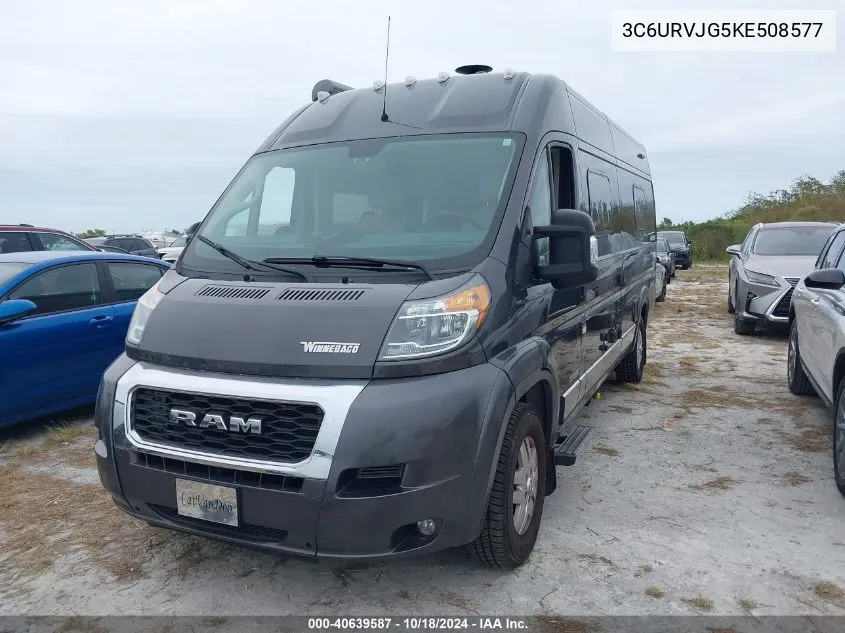 2019 Ram Promaster 3500 Cargo Van High Roof 159 Wb Ext VIN: 3C6URVJG5KE508577 Lot: 40639587