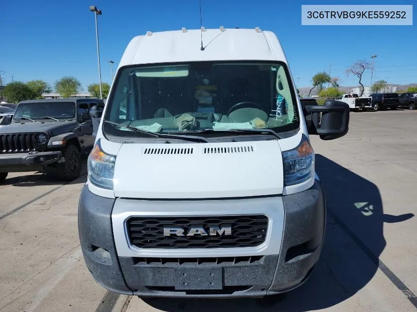 2019 Ram Promaster 1500 136 Wb VIN: 3C6TRVBG9KE559252 Lot: 40733527