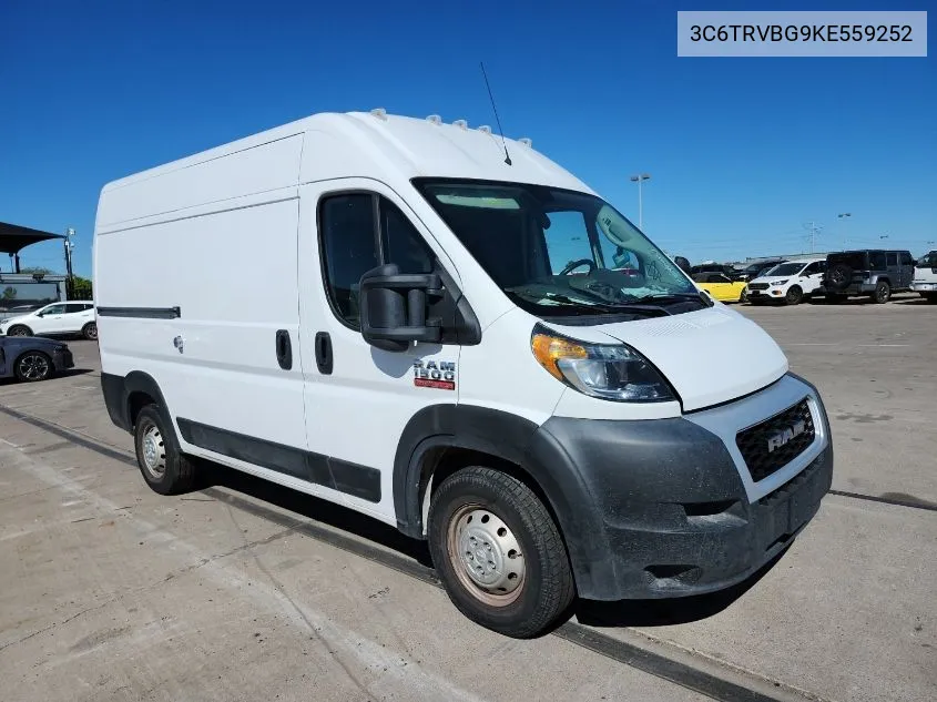 2019 Ram Promaster 1500 136 Wb VIN: 3C6TRVBG9KE559252 Lot: 40733527